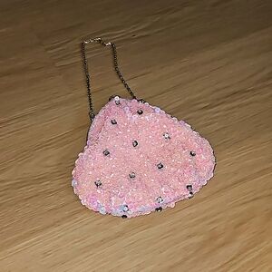 Pink Sequin mini purse